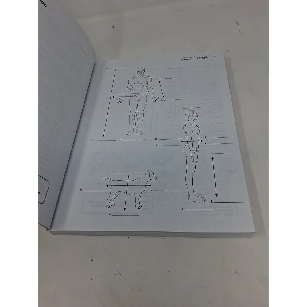 Kaplan Medical Anatomy Coloring Book- Brand New Never Used 9th Edition